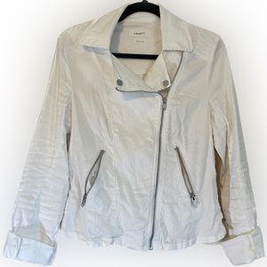 Level 99 “Moto” Jacket White